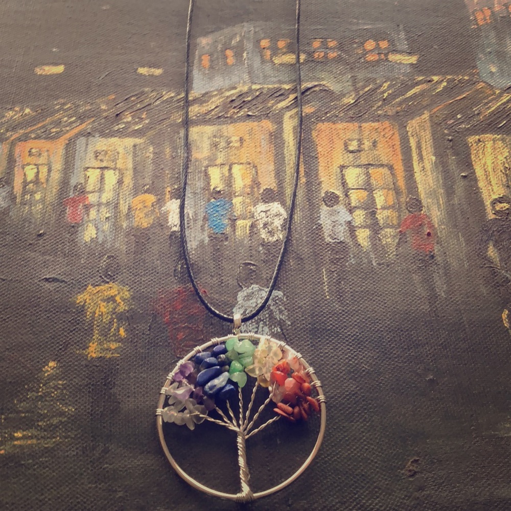 Tree of life necklace.